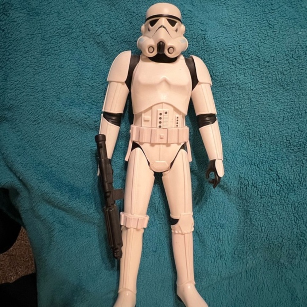 Rare Stormtrooper & Blaster Star Wars Big Figs Figure 18 Inch Jakks Pacific 2014